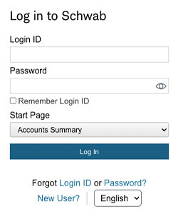 Charles Schwab Login
